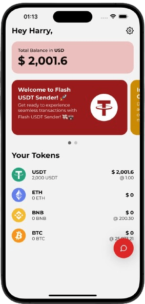 Fake USDT Mobile APK